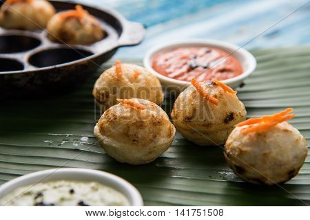 south indian famous breakfast item Appe or Appam or Rava Appe
