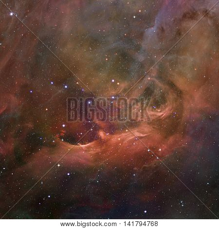 Stars Nebula In Space.