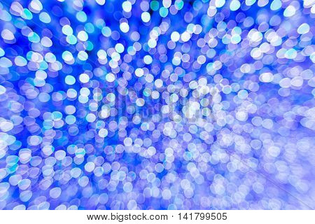 abstract blur background: defocus of bkue marquee light 