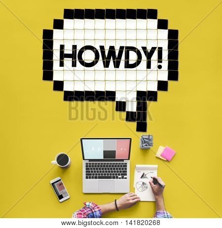 Expression Words Emotion Communication Slang Concept