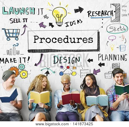 Method Strategy Business Workflow Progress Concept