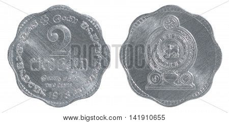 Sri Lanka 2 Cent Coin