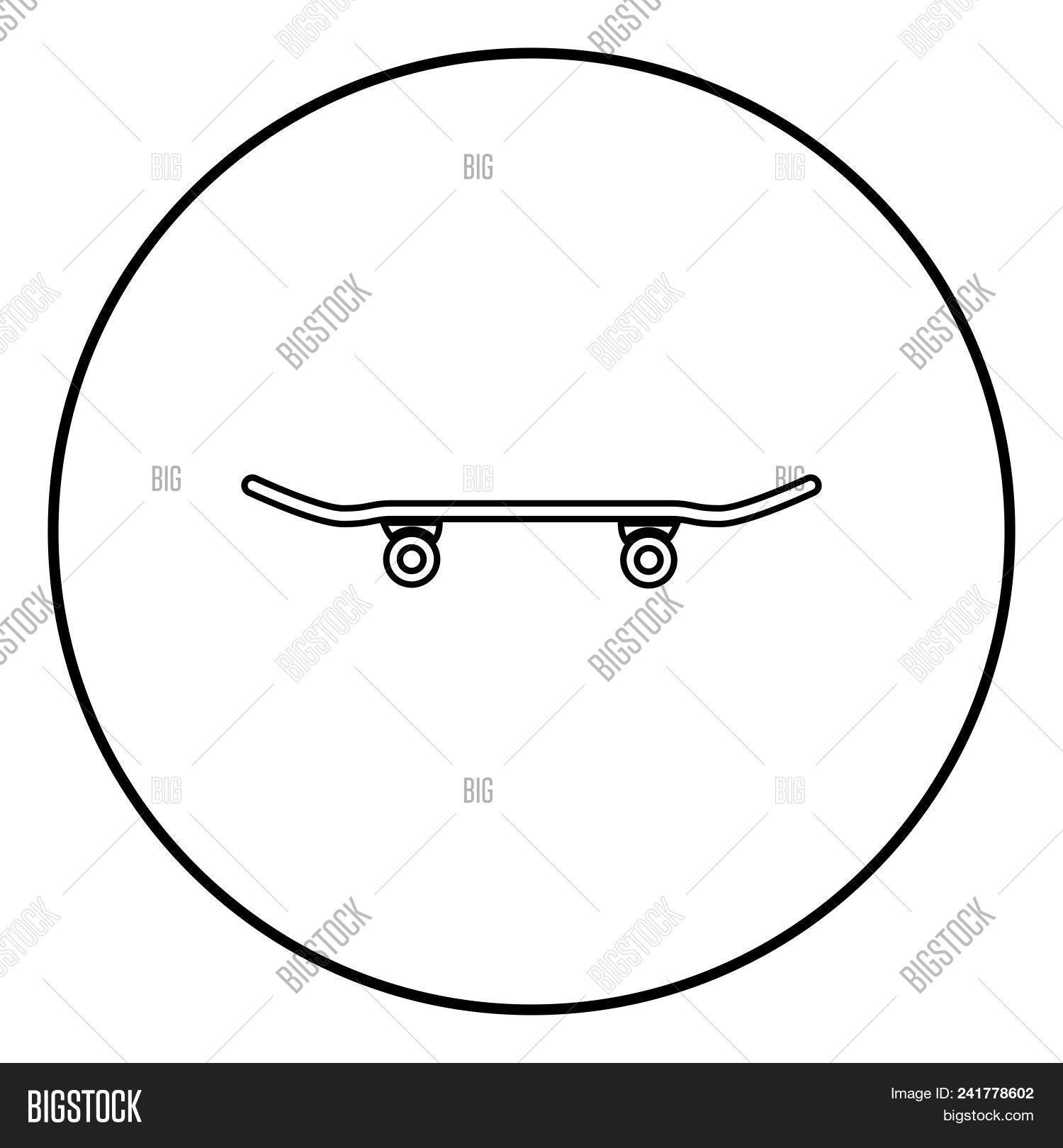 Skateboard Icon Vector & Photo (Free Trial) Bigstock