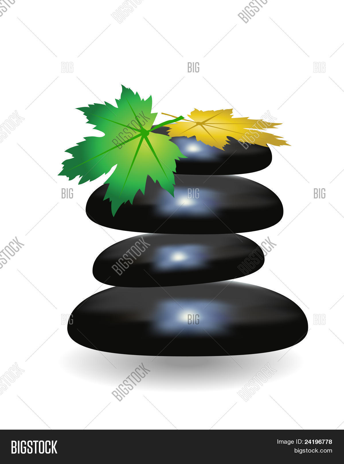 Stones Massage Vector & Photo (Free Trial) | Bigstock