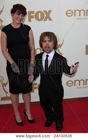 LOS ANGELES - SEP 18: Peter Dinklage presso la 63rd Annual Primetime Emmy Awards tenutasi al Nokia Theater 