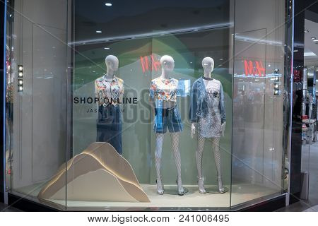Jaspal Shop At Emquatier, Bangkok, Thailand, Mar 21, 2018: Luxury And Fashionable Clothing Brand Win