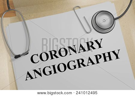 Coronary Angiography Concept