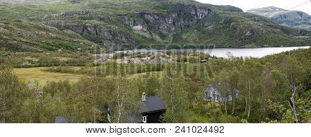 Landscape At Myrdal Station, Aurland, In The South Of Norway