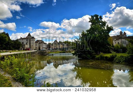 Nerac, ancient French town lying on both sides of the Baise River, tourist destination