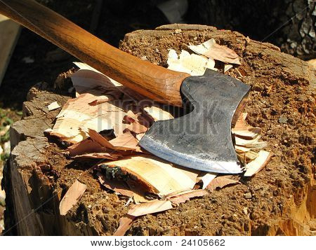 AX auf Stumpf