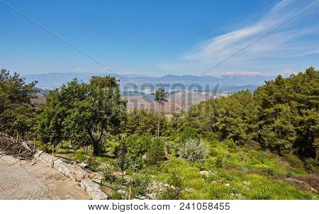 View On The Mountains In Kemer Area, Turkey