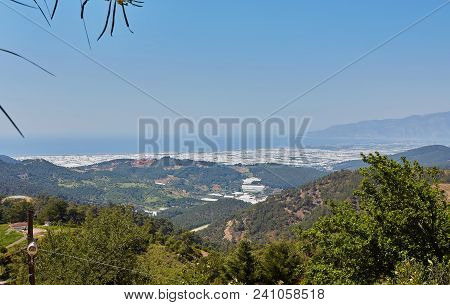 View On The Mountains In Kemer Area, Turkey