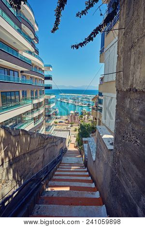 View Of The Marina In Finike, Antalya Province. Turkey