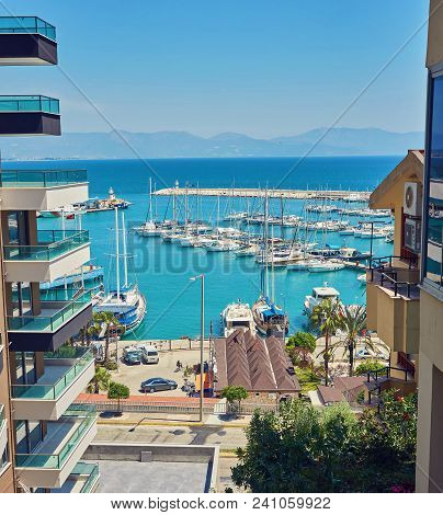 View Of The Marina In Finike, Antalya Province. Turkey
