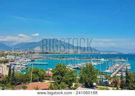 View Of The Marina In Finike, Antalya Province. Turkey