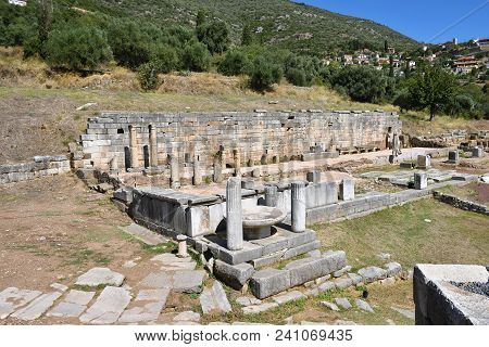 Ancient Messini Old Ruins, Messenia, Peloponnese, Greece