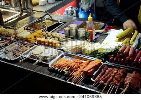 Night Market In Shenzhen China