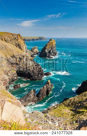 The Beautiful Coastline At Goodrington Sands Devon England Uk