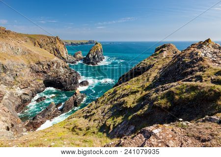 The Beautiful Coastline At Goodrington Sands Devon England Uk