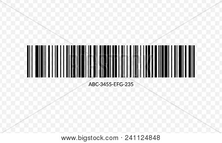 Barcode Symbol Illustration Isolated On Transparent Background