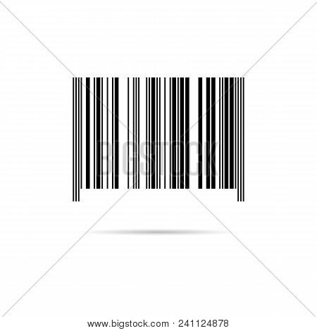 Stripped Data Code Template. Barcode Icon For Design
