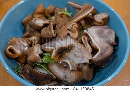 Grilled Chitterlings Or Roast Chitterlings (thai Food)