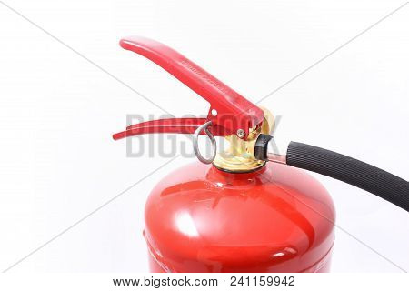 Gomel, Belarus - 18 May 2018: Household Fire Extinguisher Op-4.