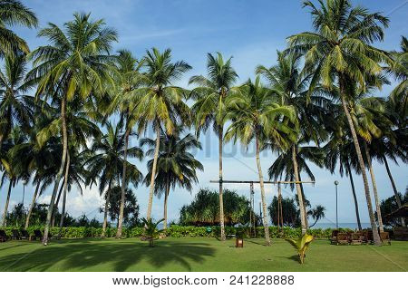 Sri-lanka, Bentota - 14 April 2018: Territory Of The Hotel Avani Bentona Resort & Spa
