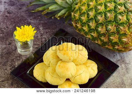 Nastar, Indonesian Pineapple Tart Cookies. Popular To Celebrate Eid Al Fitr
