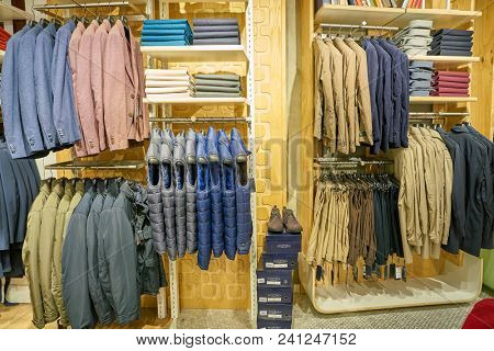 MILAN, ITALY - CIRCA NOVEMBER, 2017: inside Alcott store in Milan.