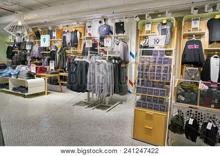 MILAN, ITALY - CIRCA NOVEMBER, 2017: inside Alcott store in Milan.