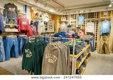 MILAN, ITALY - CIRCA NOVEMBER, 2017: inside Alcott store in Milan.