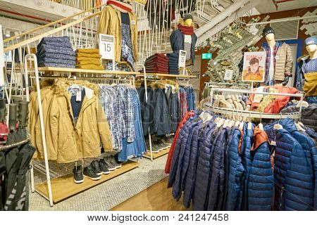 MILAN, ITALY - CIRCA NOVEMBER, 2017: inside Alcott store in Milan.