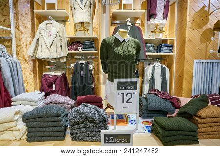 MILAN, ITALY - CIRCA NOVEMBER, 2017: inside Alcott store in Milan.