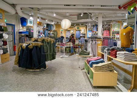 MILAN, ITALY - CIRCA NOVEMBER, 2017: inside Alcott store in Milan.