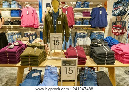 MILAN, ITALY - CIRCA NOVEMBER, 2017: inside Alcott store in Milan.