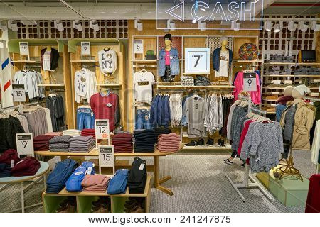 MILAN, ITALY - CIRCA NOVEMBER, 2017: inside Alcott store in Milan.