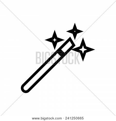 Magic Tool Vector Icon On White Background. Magic Tool Modern Icon For Graphic And Web Design. Magic