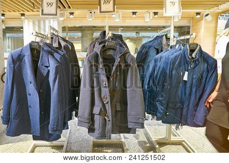 MILAN, ITALY - CIRCA NOVEMBER, 2017: inside Alcott store in Milan.