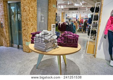 MILAN, ITALY - CIRCA NOVEMBER, 2017: inside Alcott store in Milan.