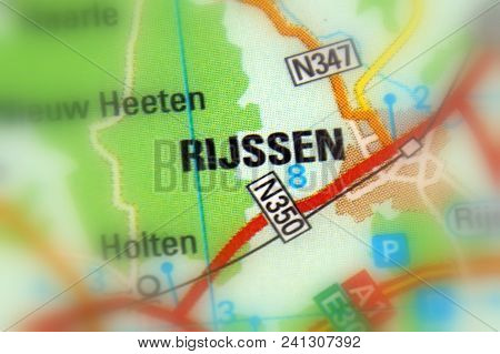 Rijssen Is A Town In The Dutch Province Of Overijssel (selective Focus)