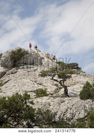 Crimean Mountains Karaul-oba, Cape Kapchik. Black Sea Coast