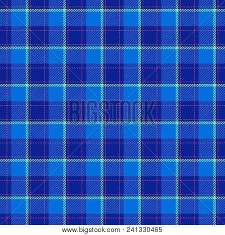 Blue Tiled Checked Checqered Seamless Design Pattern Texture