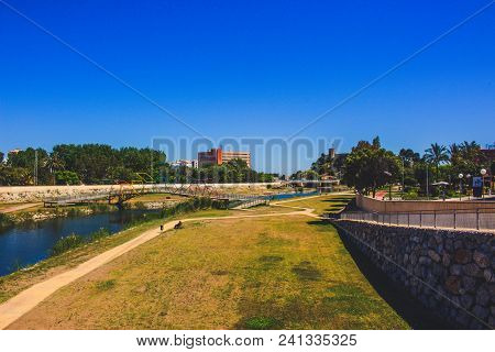 Park. A Sunny Day In The Park ¨fluvial¨ In Fuengirola. Malaga Province, Andalusia, Spain. Picture Ta