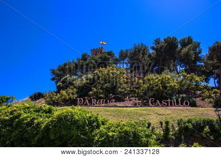 Castle ¨sohail¨. A Sunny Day In Fuengirola. Malaga Province, Andalusia, Spain. Picture Taken - 15 Ma