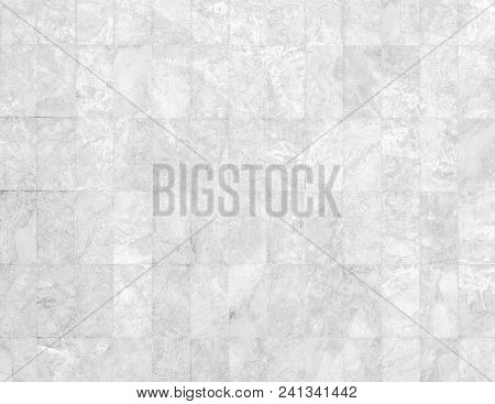 Abstract Background From White Marble Texture And Pattern On Wall. Vintage And Retro Wallpaper. Pict