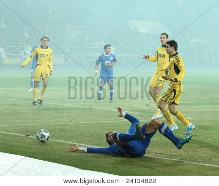 Metalist Charkow gegen Dnipro-Fußballspiel