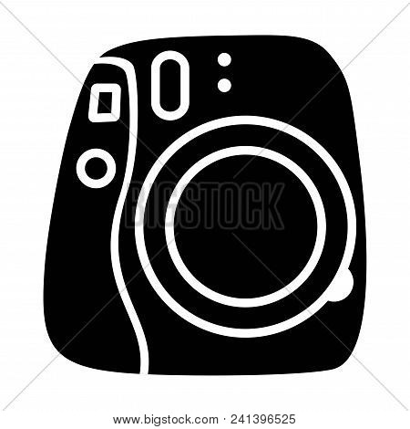 Camera Icon, Vector Camera Sign, Black Camera Icon