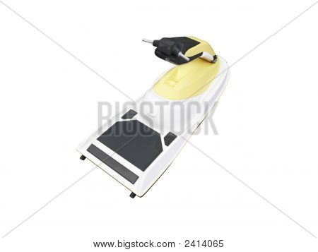 Jetski Isolated Back View