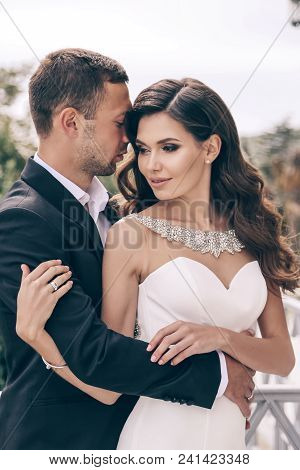 Love Story, Wedding Photo Of Beautiful Couple